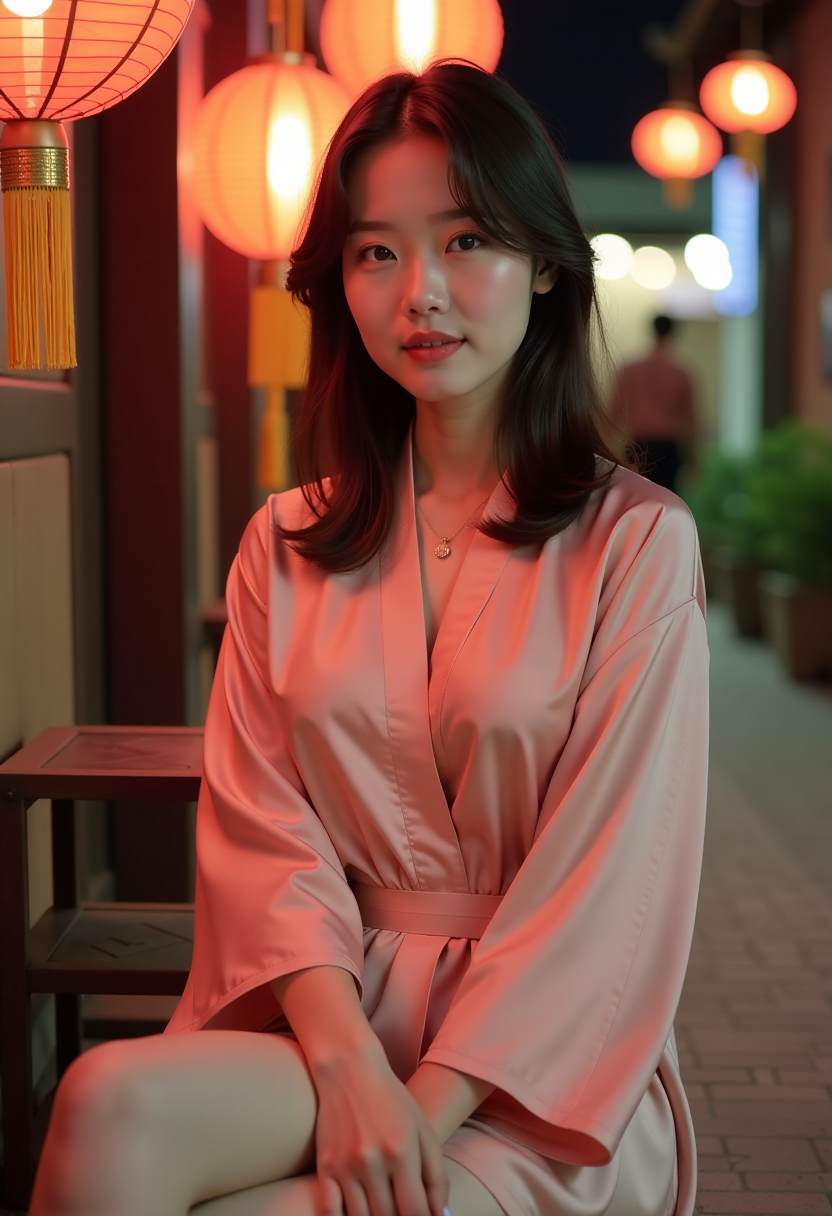晚霞散步